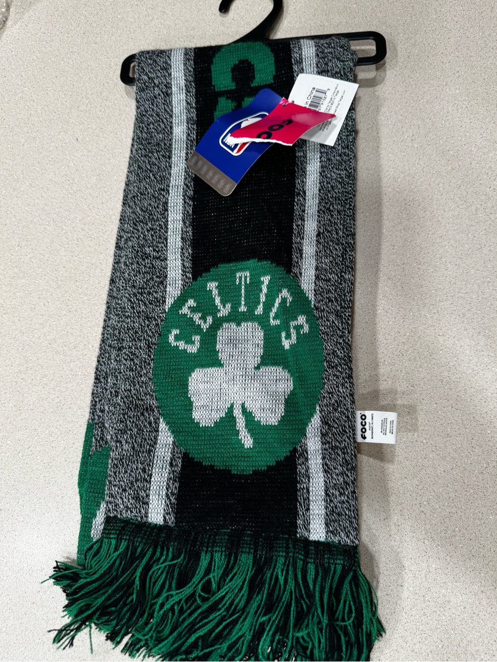 Celtics Green and Gray Knit Scarf - Team Fan Apparel/target 64” long